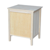 International Concepts Nightstand with 1 Drawer, Unfinished BD-8001